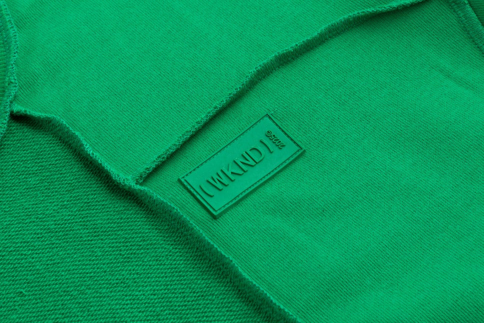 Raw Edged Sweater - Kelly Green