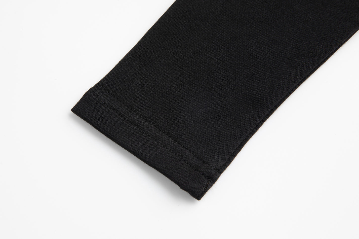 Mock Neck Panelled Wrap Top - Black