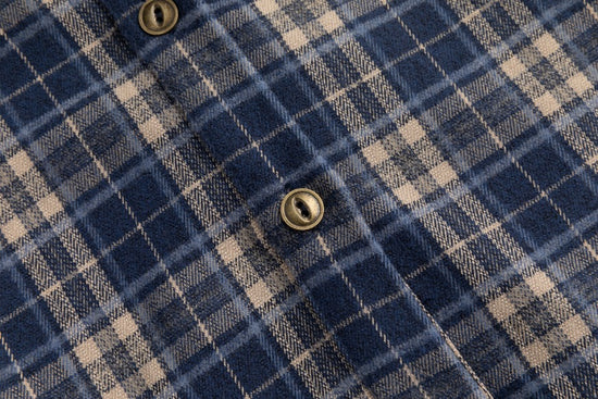 Plaid Tie Skirt - Blue