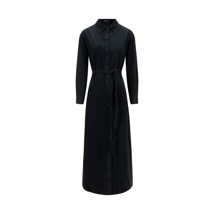 Corduroy Dress - Black Wash