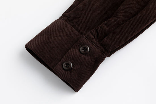 Corduroy Dress - Dark Brown