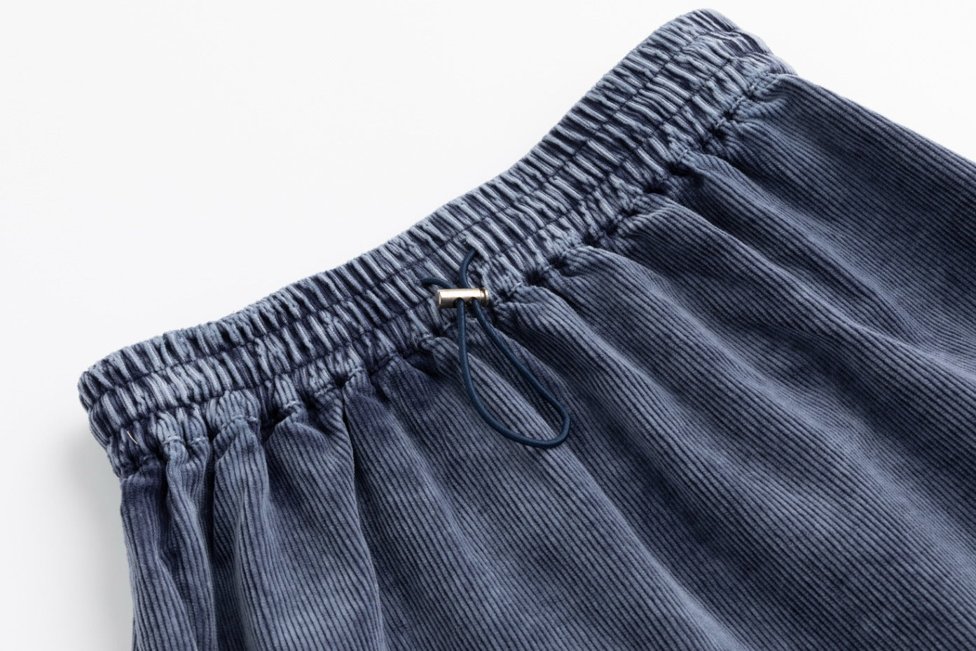 Washed Corduroy Skirt - Blue