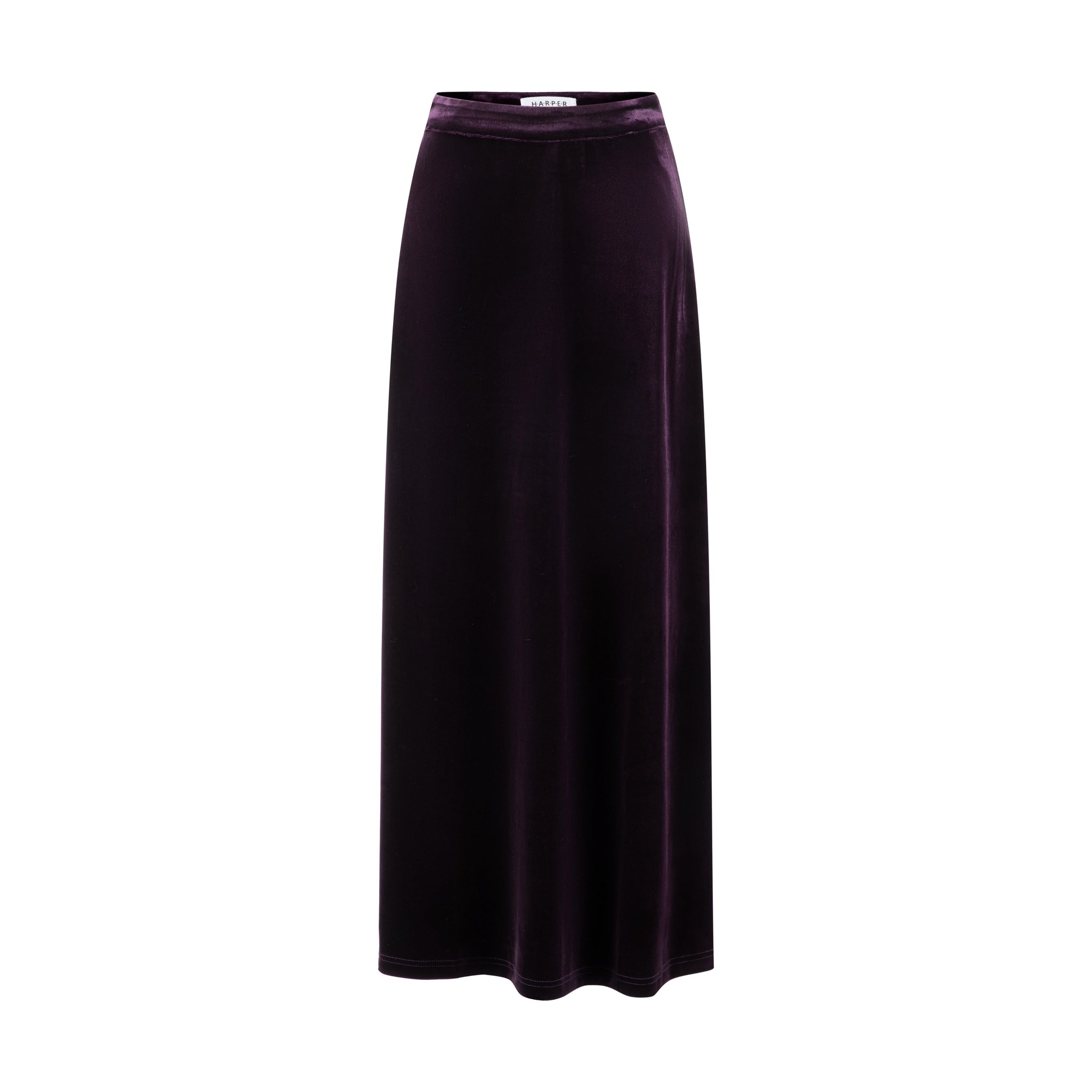 Plum Velvet Skirt
