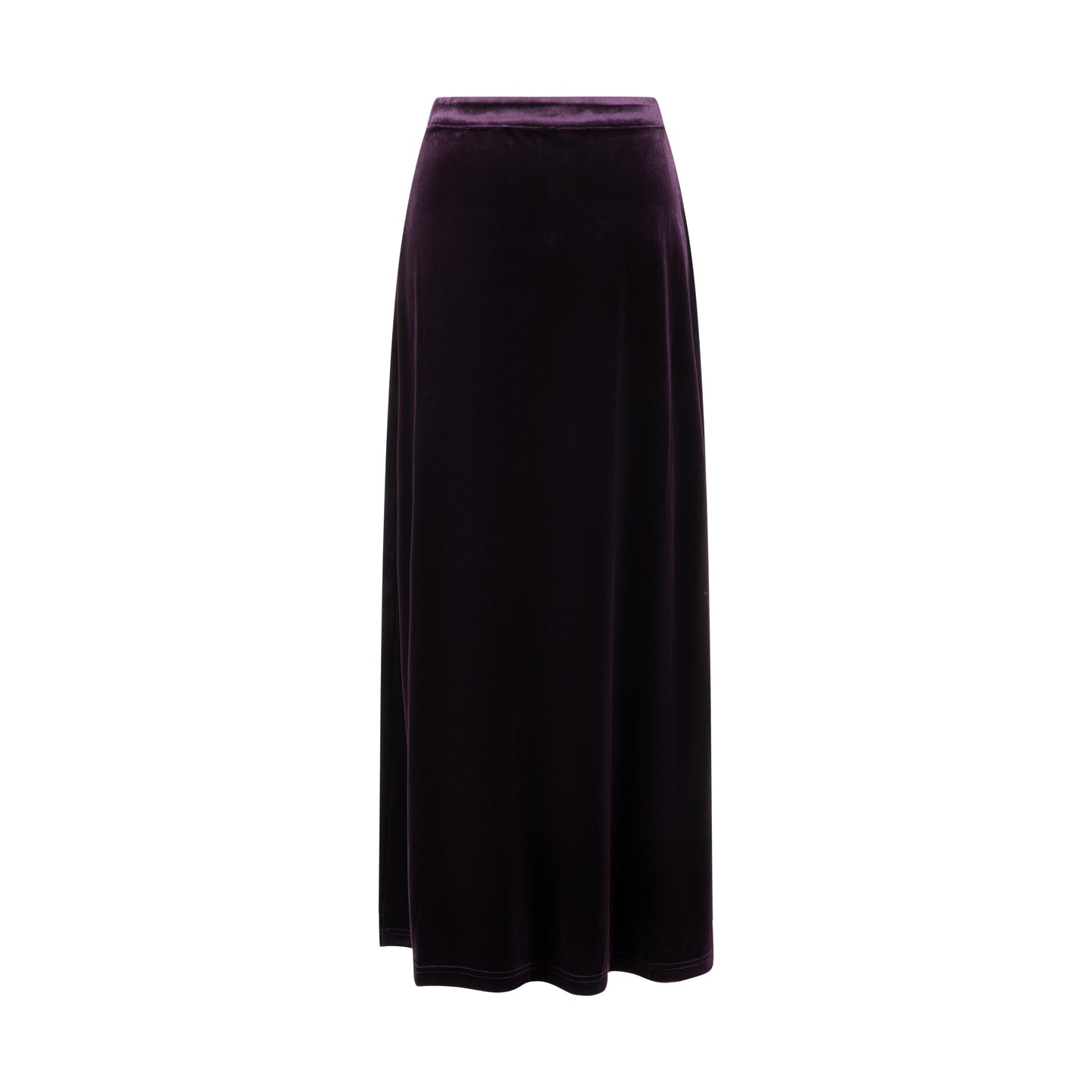 Plum Velvet Skirt