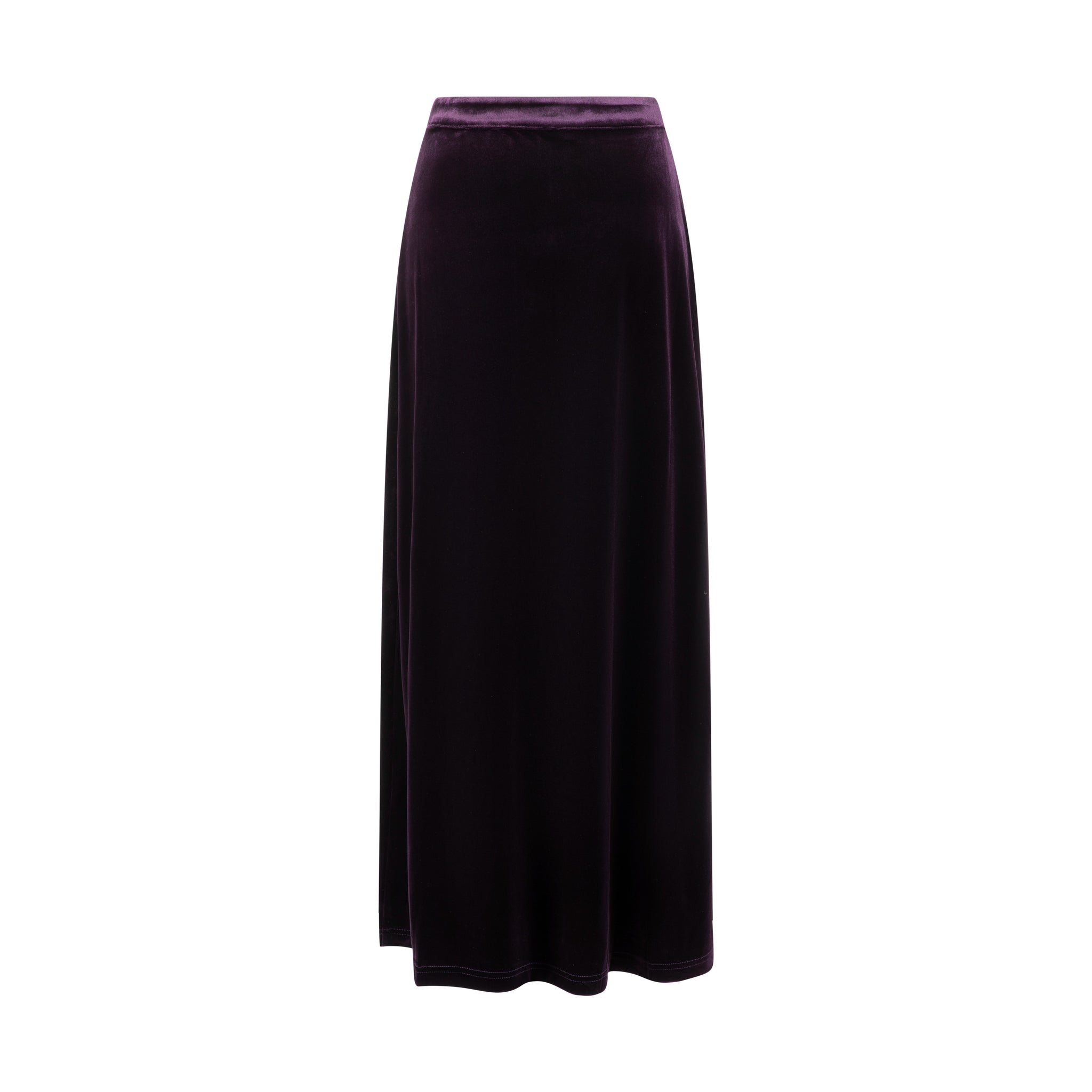 Plum Velvet Skirt