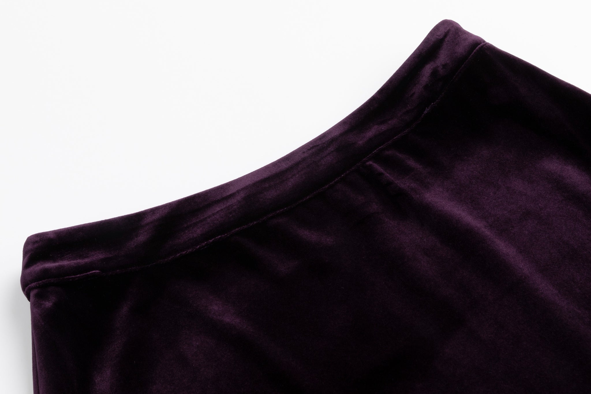Plum Velvet Skirt