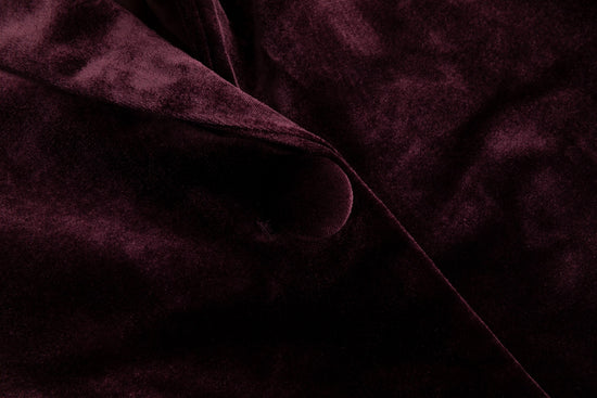 Burgundy Velvet Blazer
