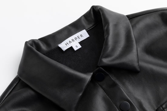 Leather Jacket - Black