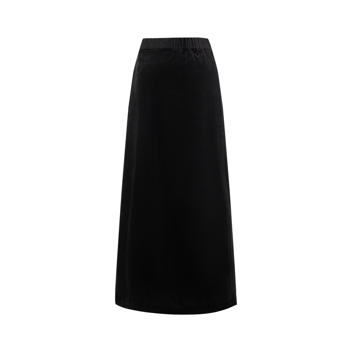 Black Velvet A-Line Skirt