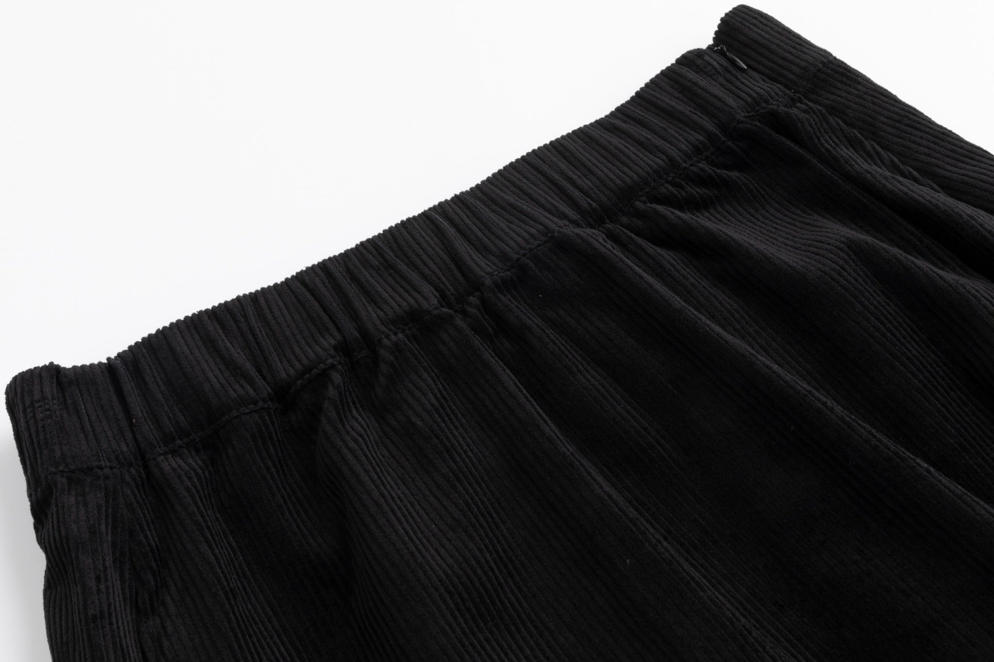 Black Velvet A-Line Skirt
