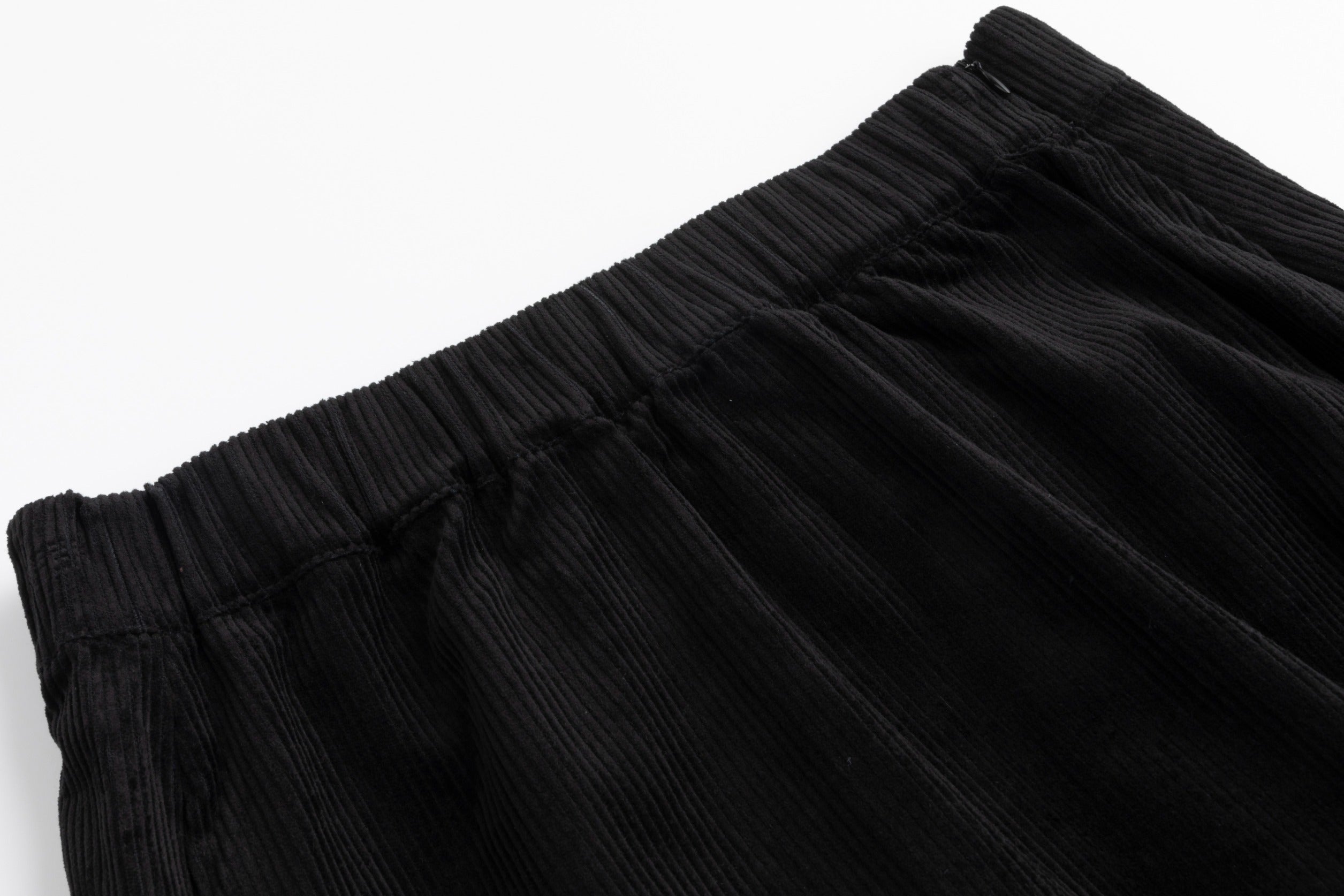 Black Velvet A-Line Skirt