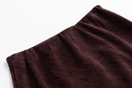 Burgundy Chanel Slip Skirt