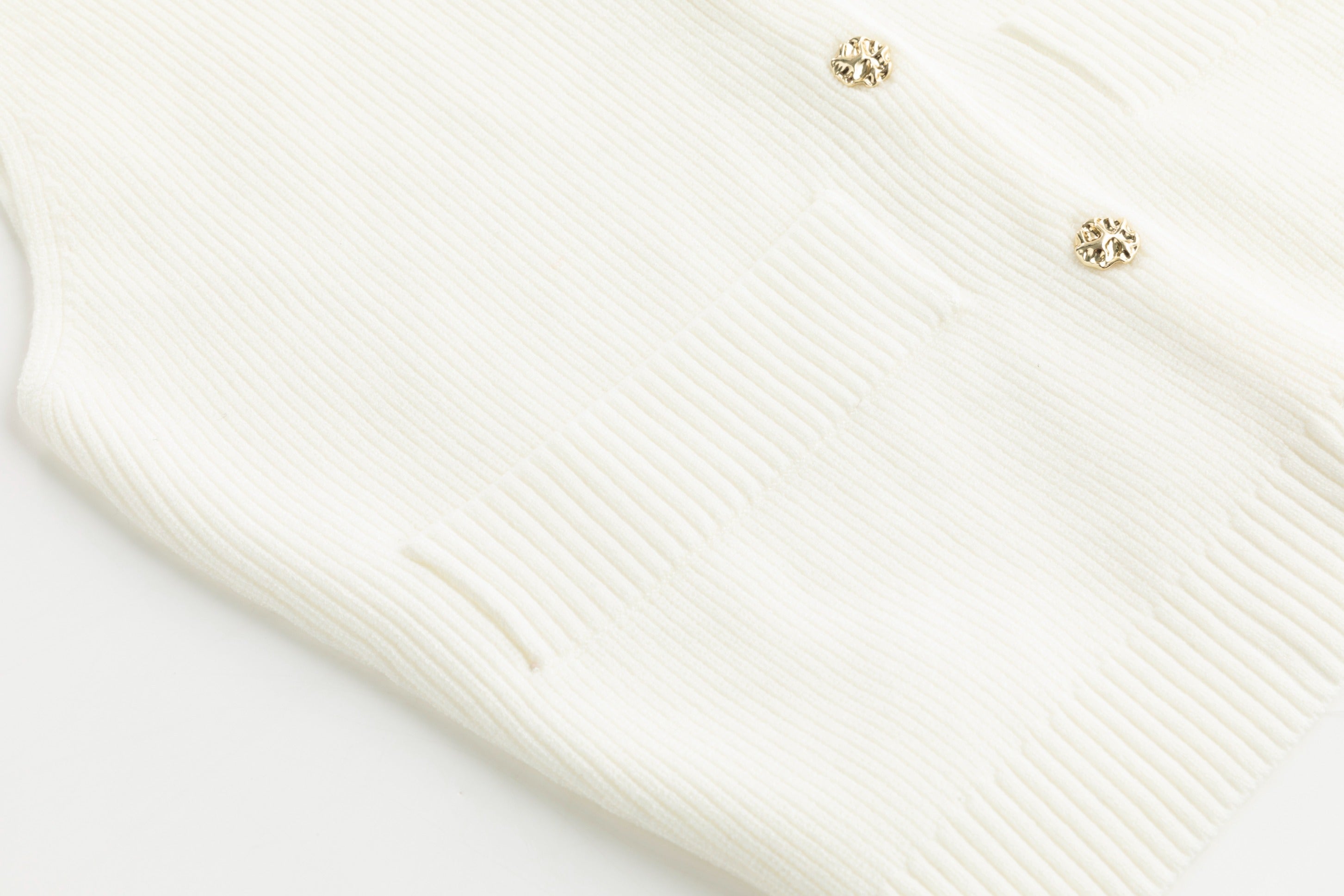 Cardi Vest - Ivory