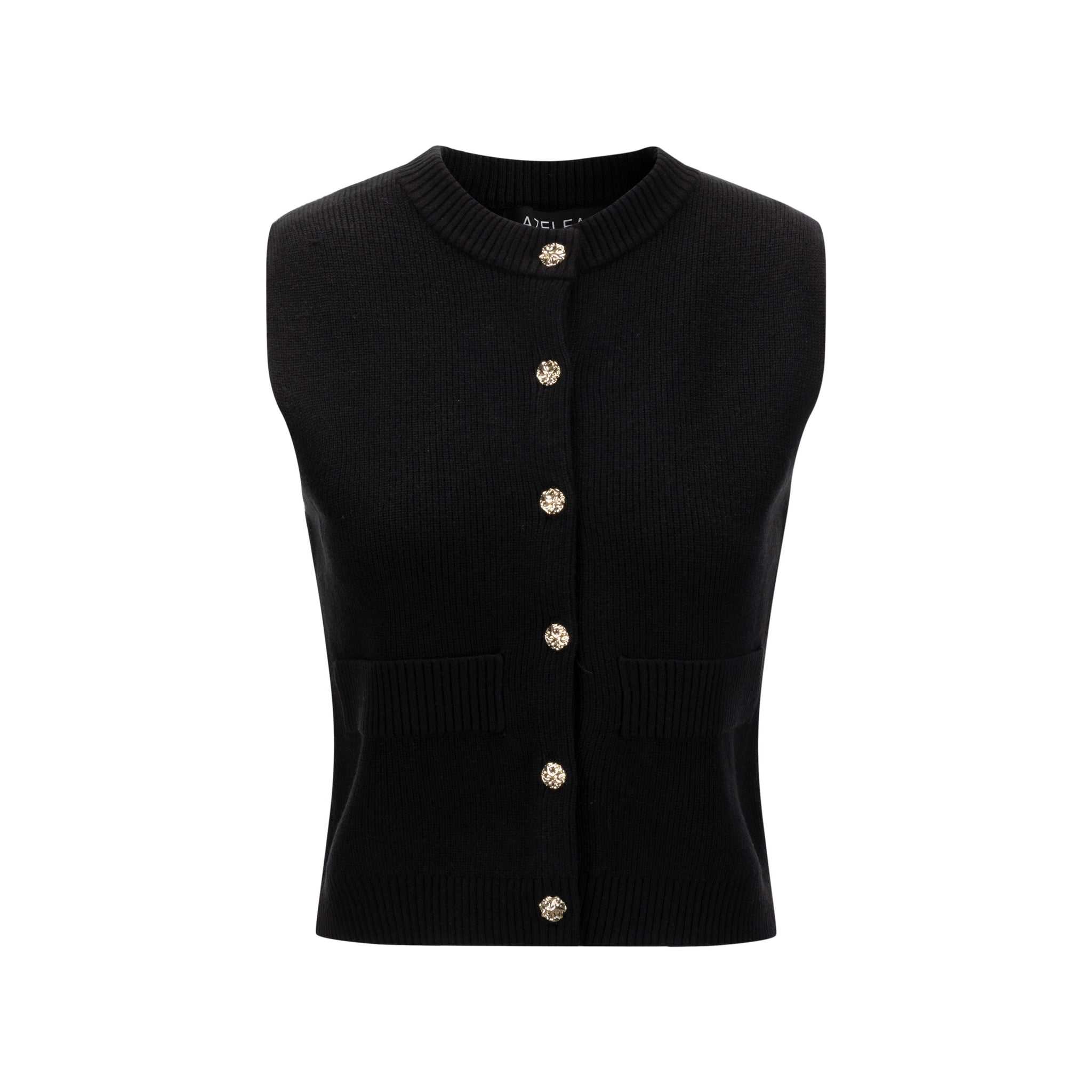 Cardi Vest - Black