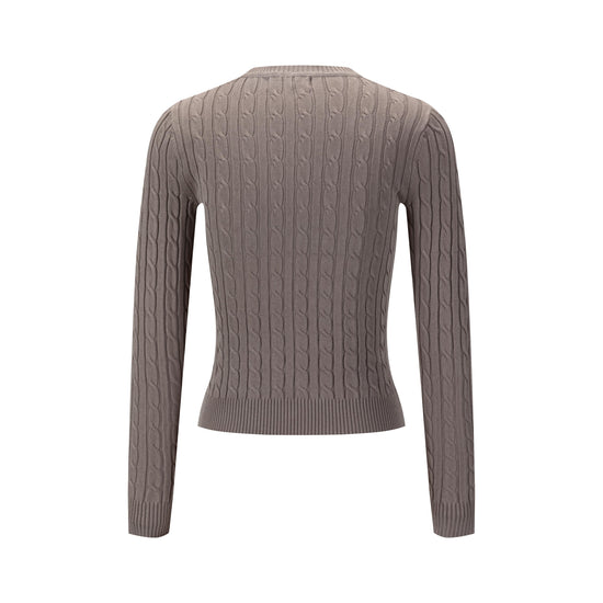 Cable Knit Sweater - Tan