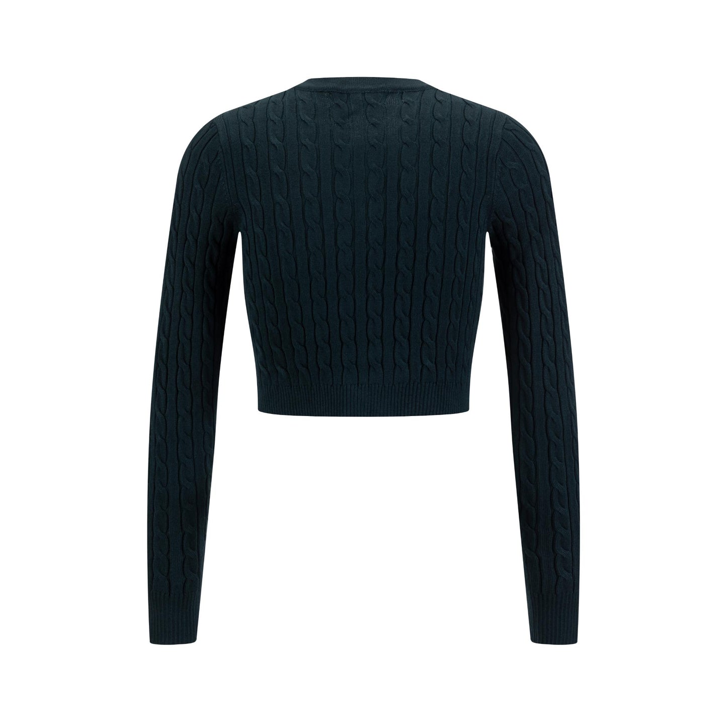 Cable Knit Cardigan - Green