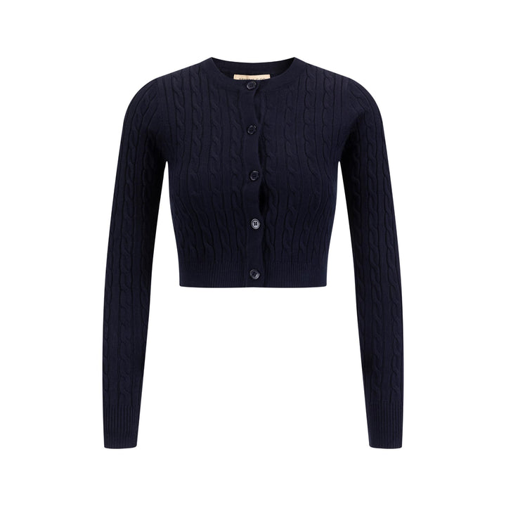Cable Knit Cardigan - Blue