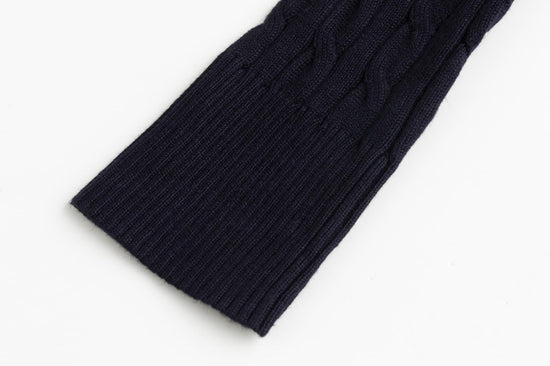 Cable Knit Cardigan - Blue