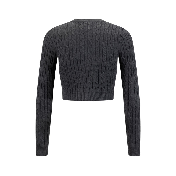 Cable Knit Cardigan - Grey
