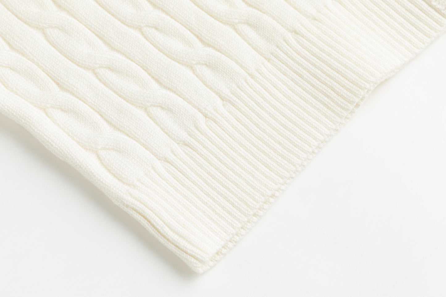 Cable Knit Cardigan - Ivory