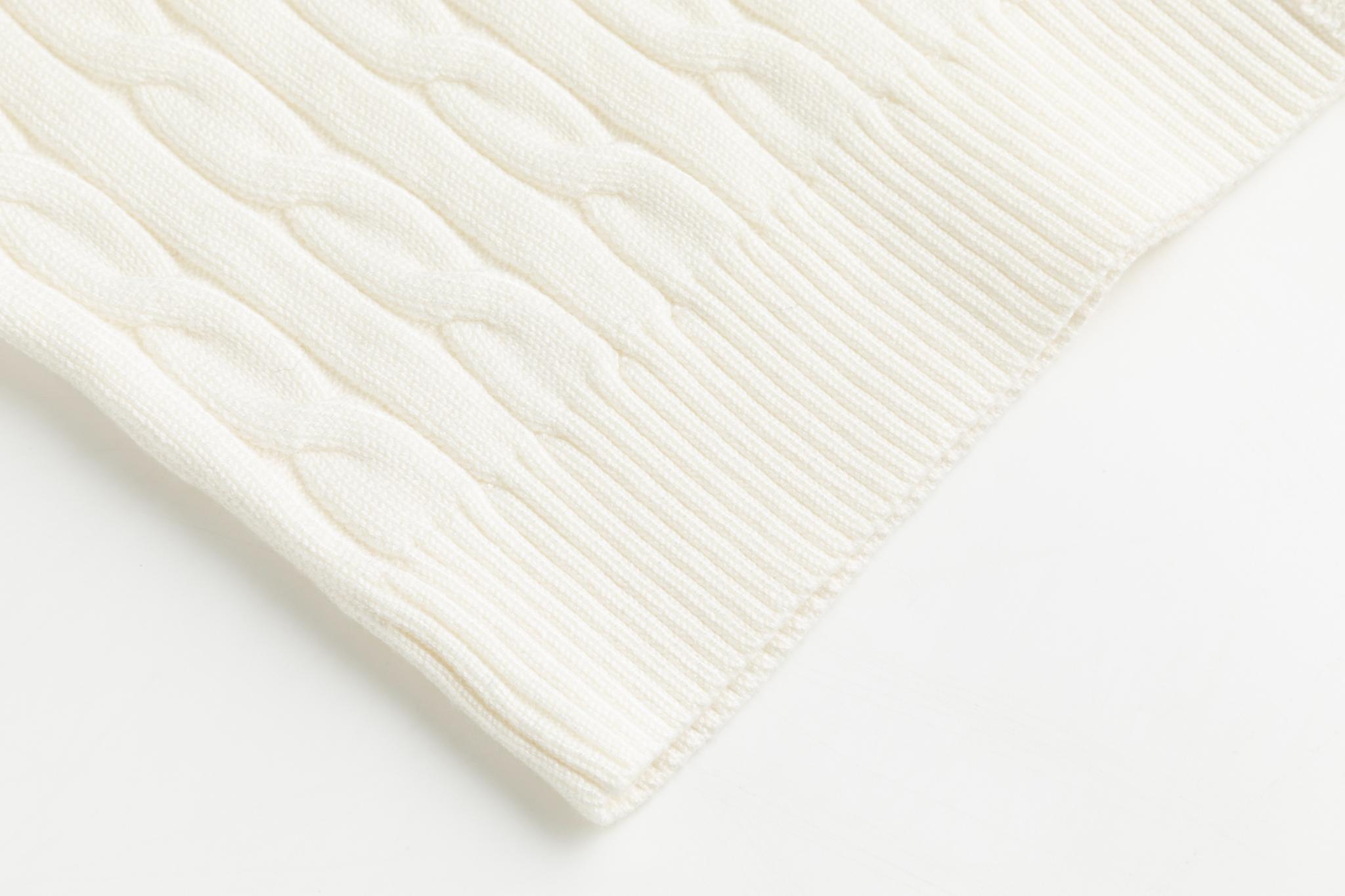 Cable Knit Cardigan - Ivory