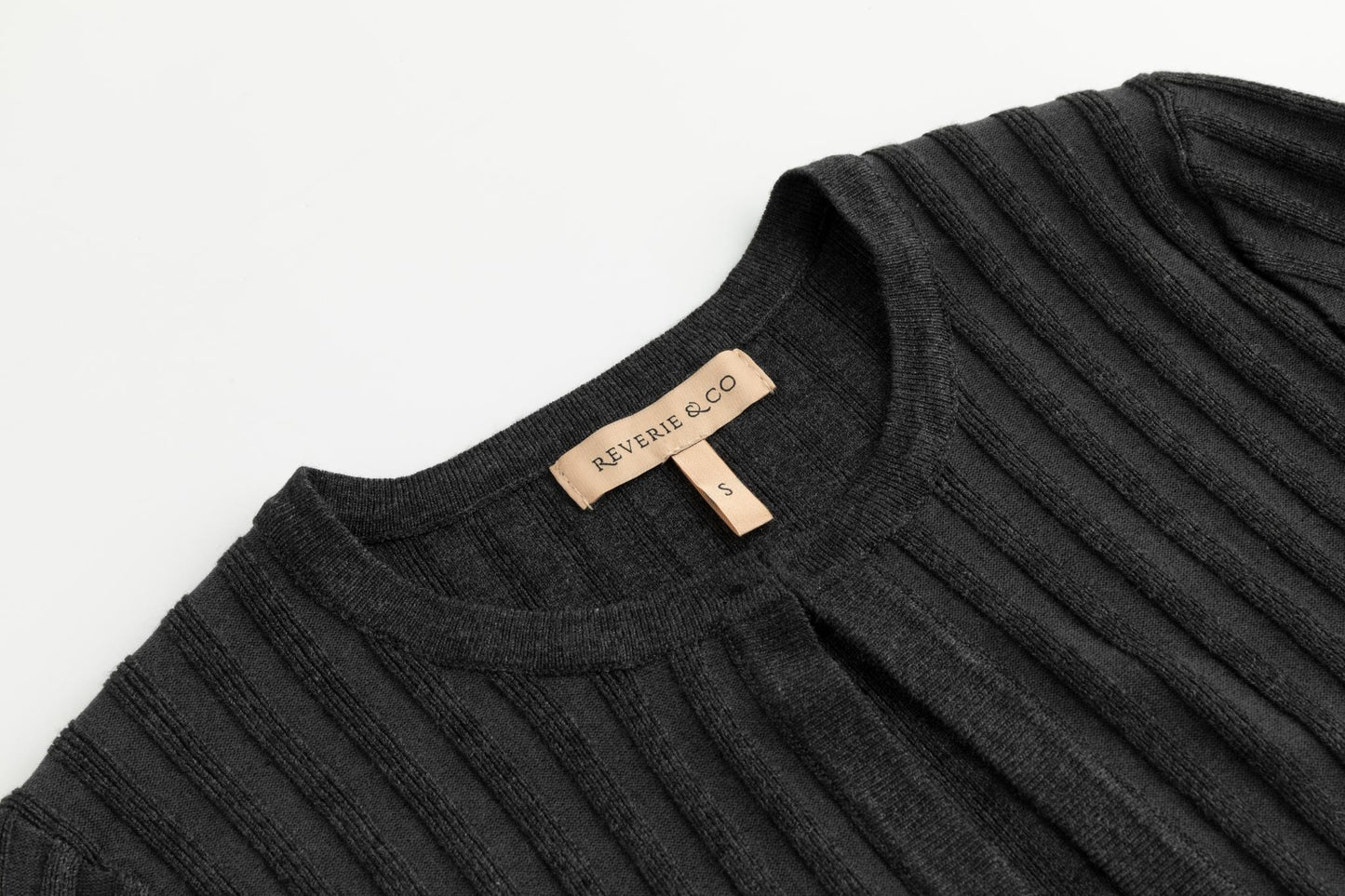Ribbed Shrug - Gray