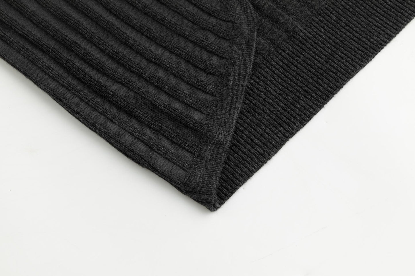 Ribbed Shrug - Gray