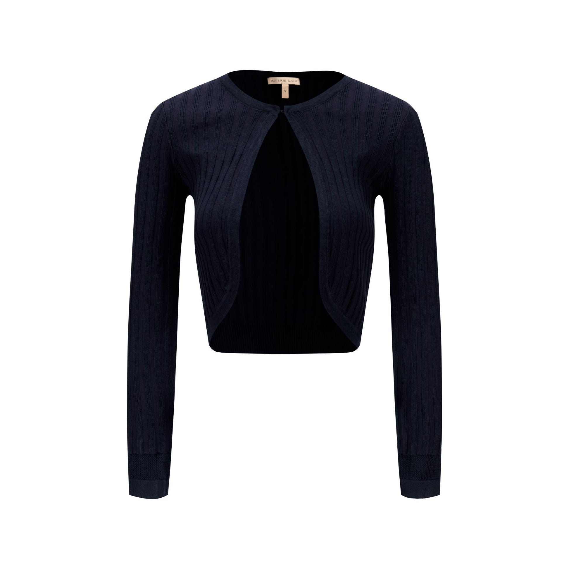 Ribbed Shrug - Blue