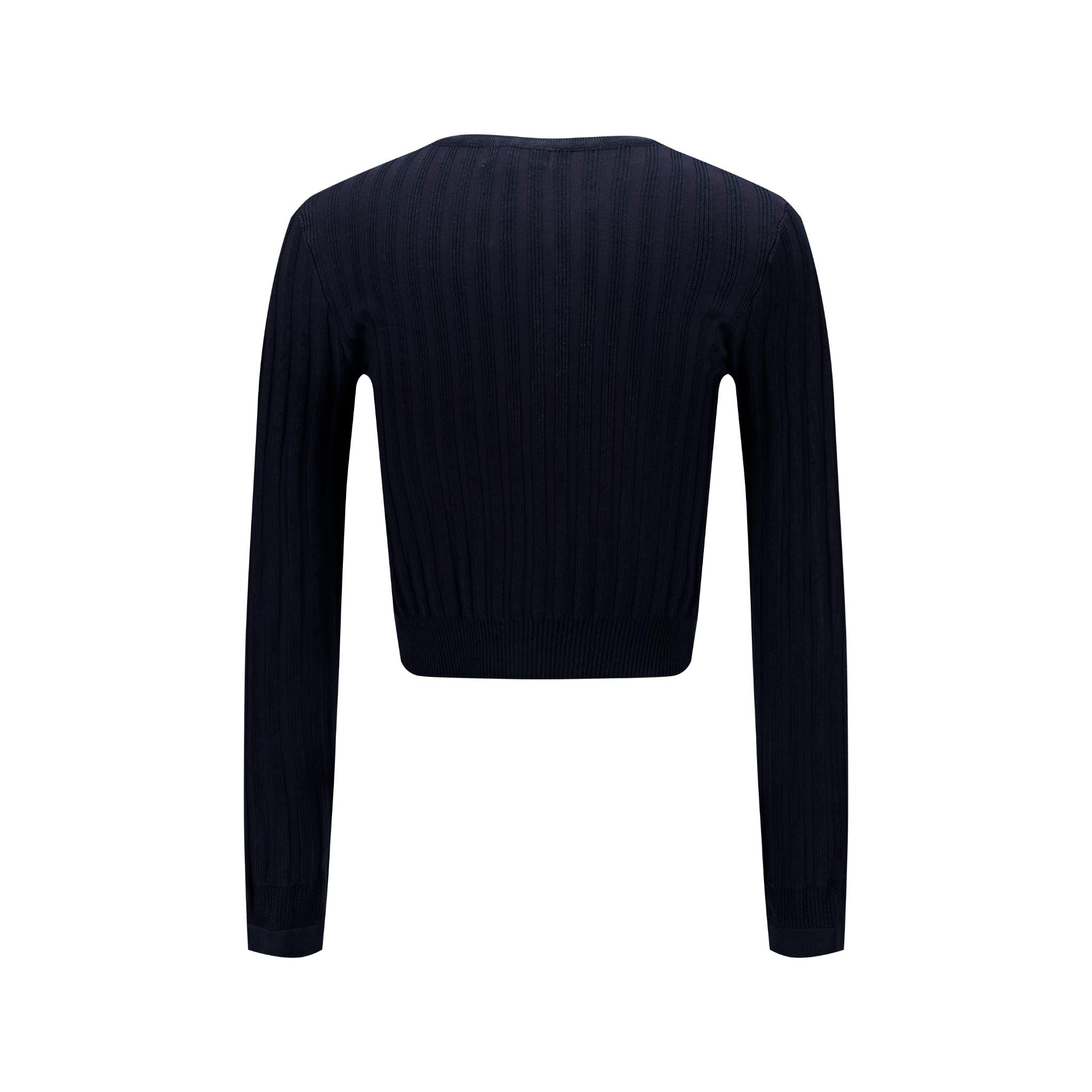Ribbed Shrug - Blue