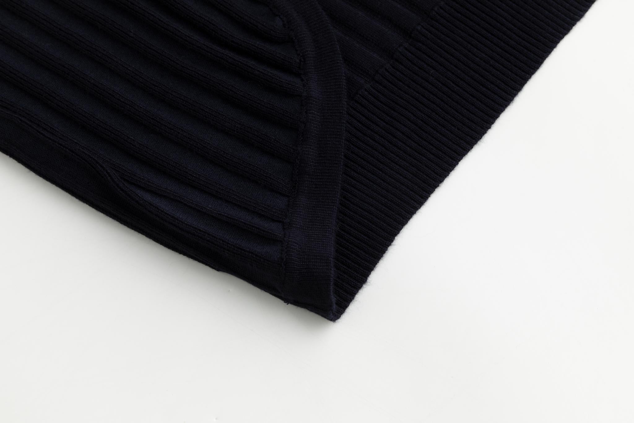 Ribbed Shrug - Blue
