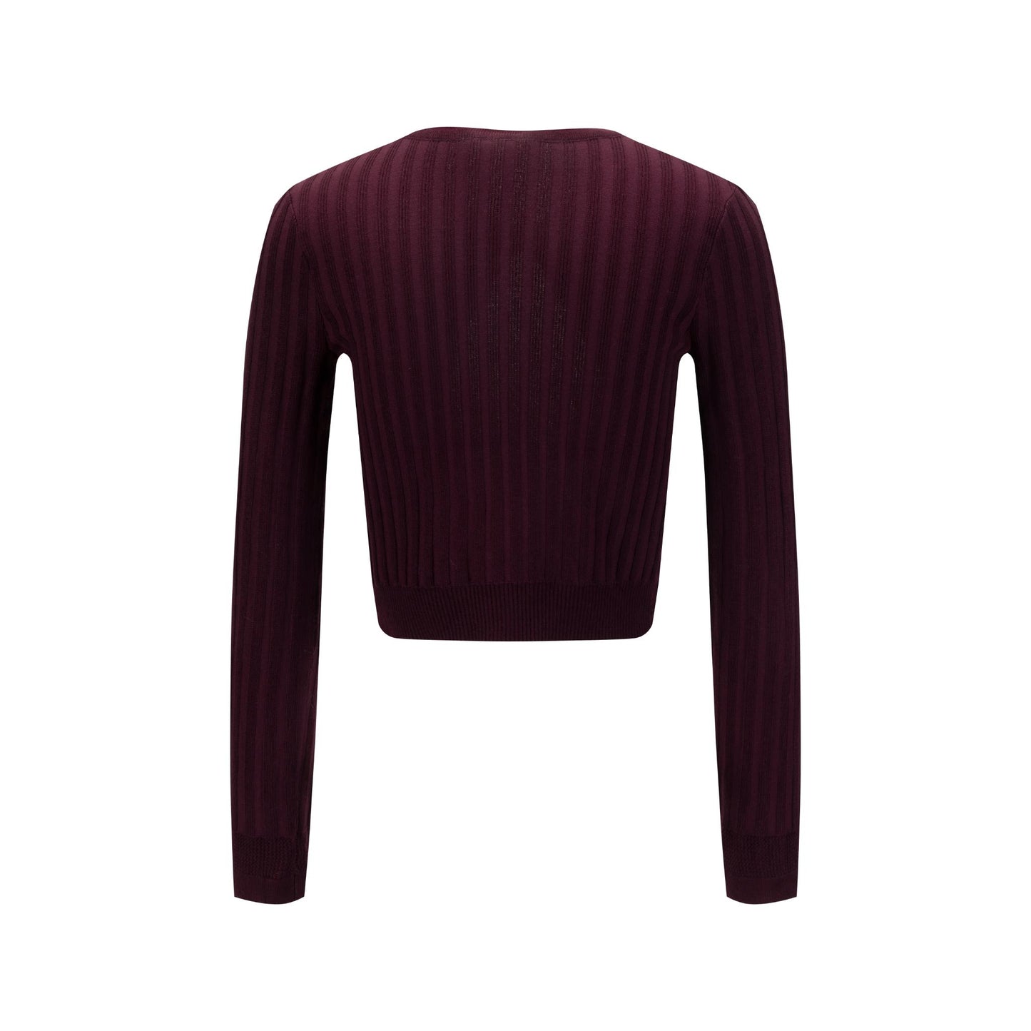 Ribbed Shrug - Burgundy