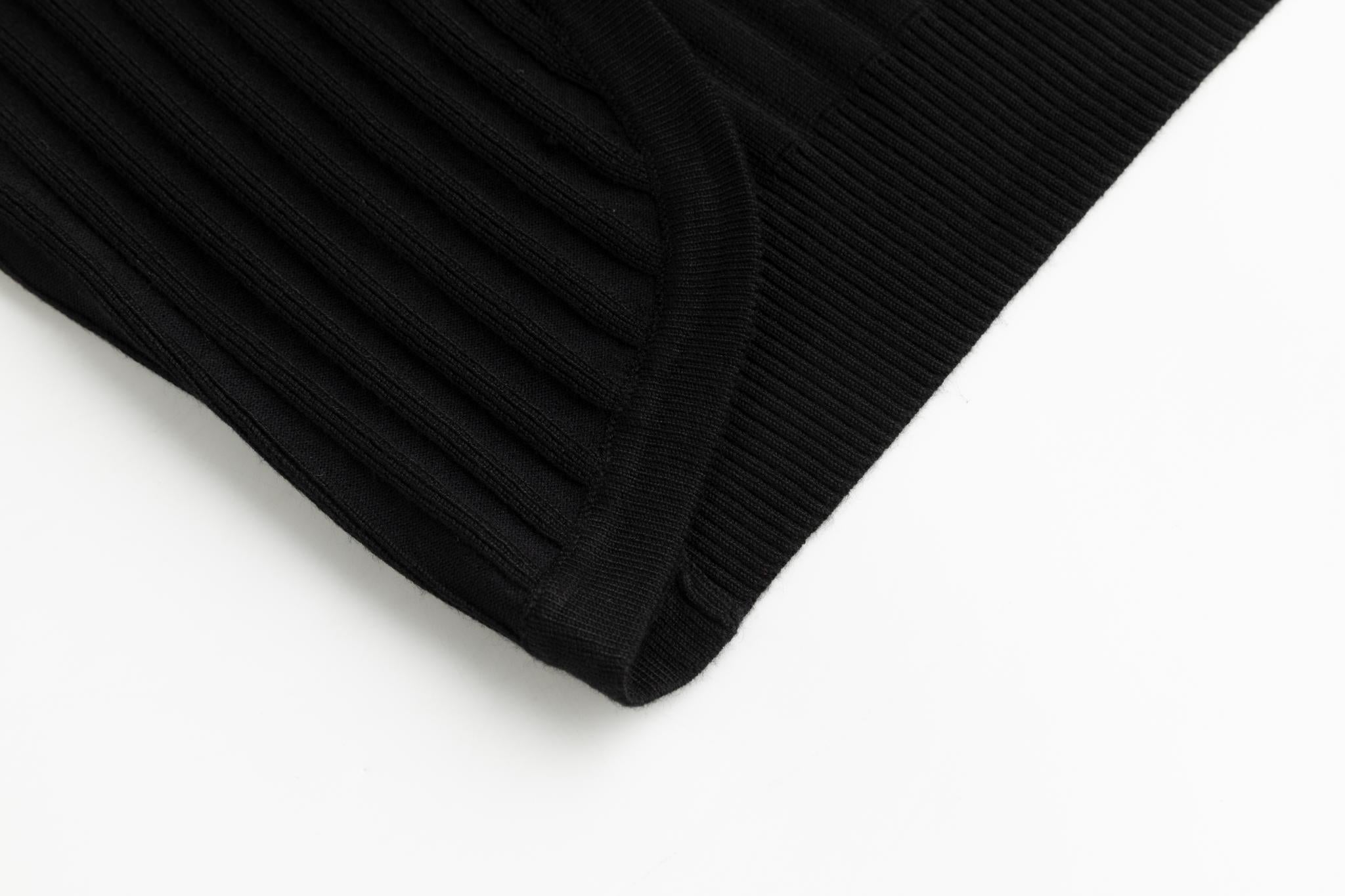 Ribbed Shrug - Black