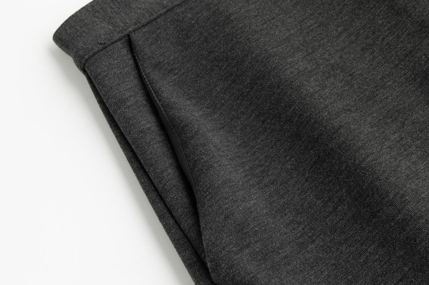 Hidden Pocket Skirt - Dark Heather Grey