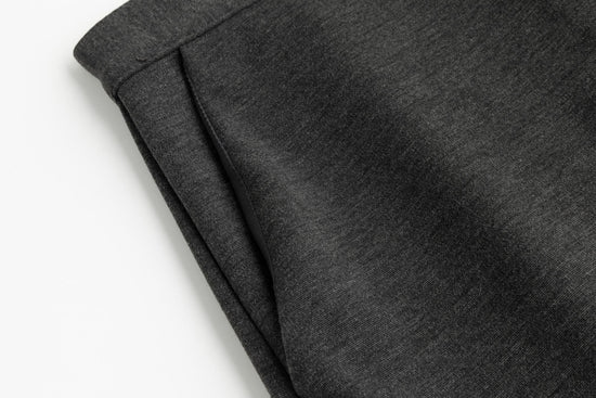 Hidden Pocket Skirt - Dark Heather Grey