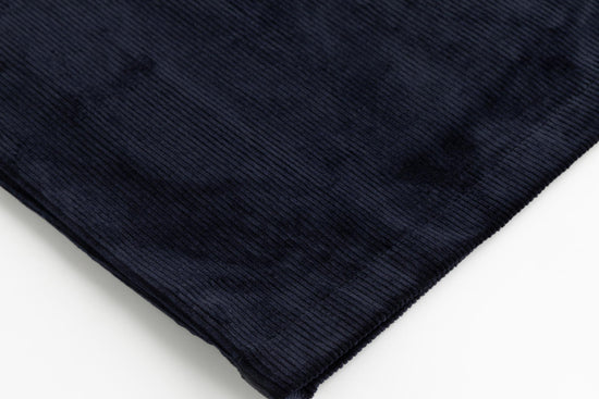 Corduroy Straight Skirt - Navy