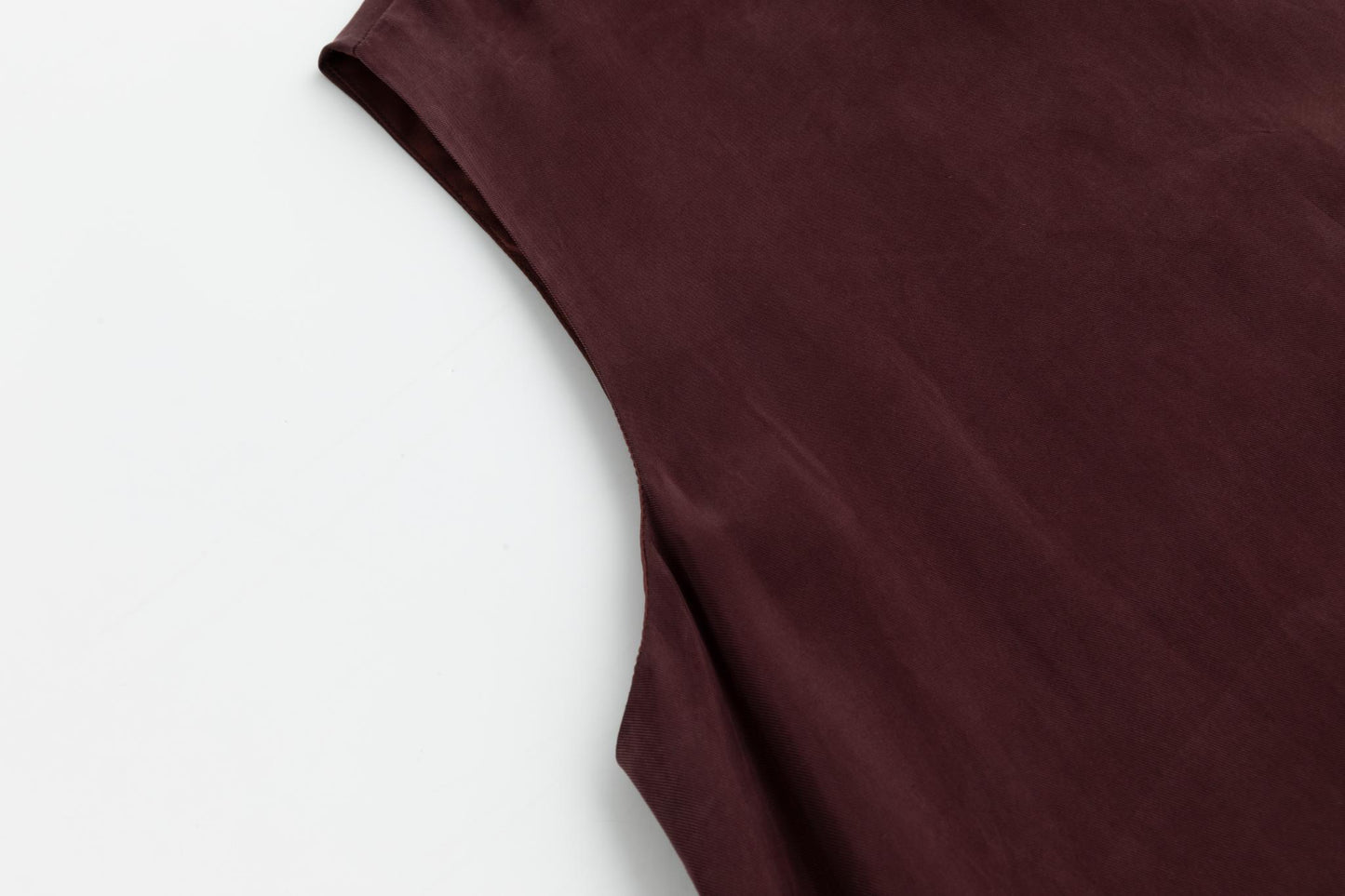 Brushed Suede Jumper - Burgundy
