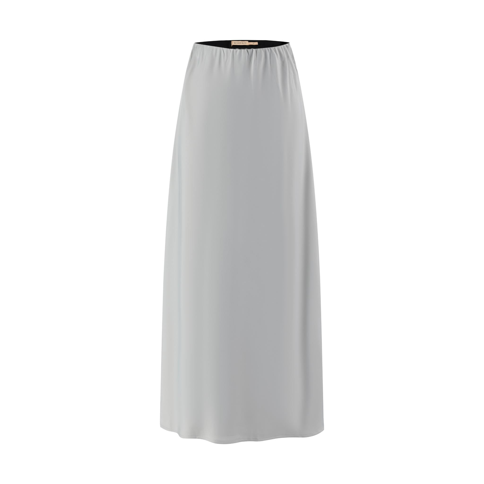 Slip Skirt- Light Grey