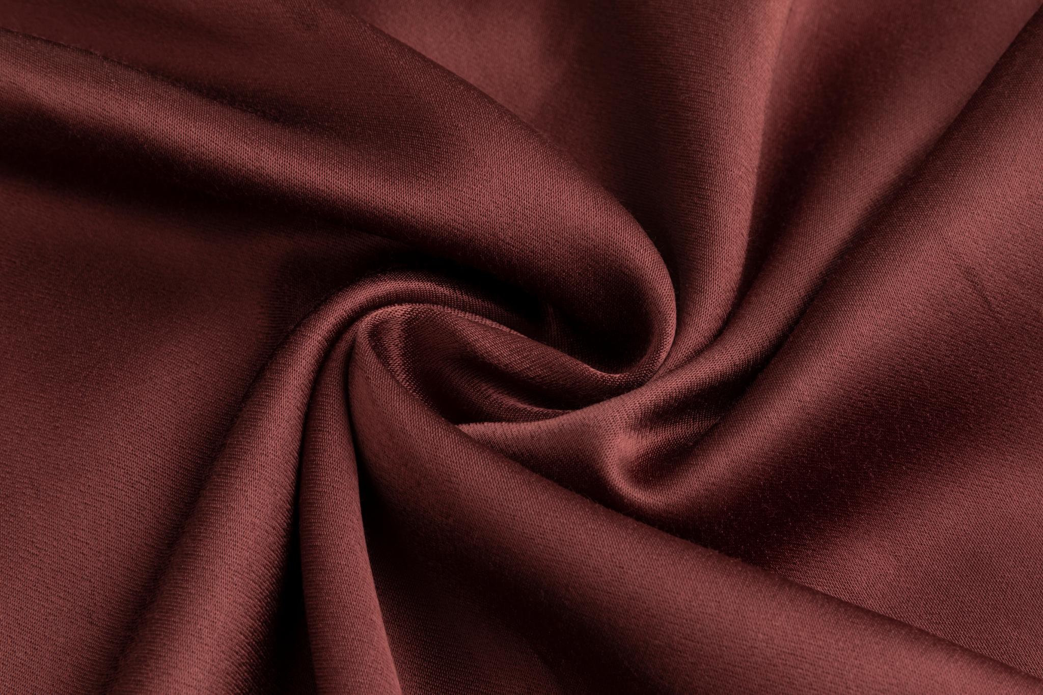 Silk Skirt - Burgundy
