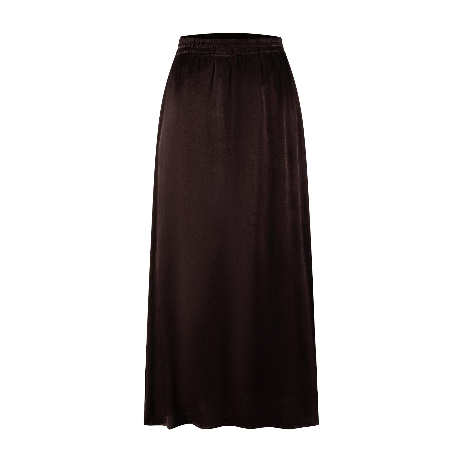 Silk Skirt - Brown