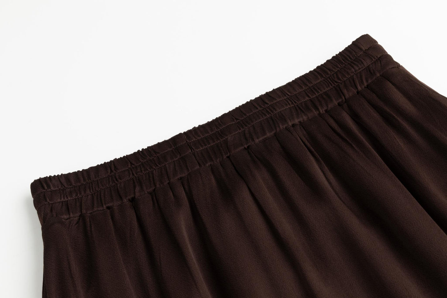 Silk Skirt - Brown