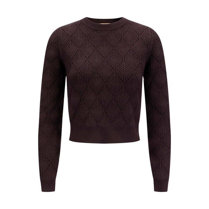Crochet Sweater - Brown