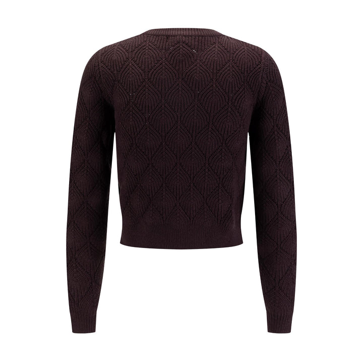 Crochet Sweater - Brown