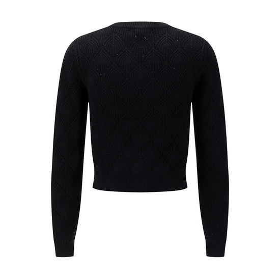 Crochet Sweater - Black