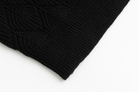 Crochet Sweater - Black