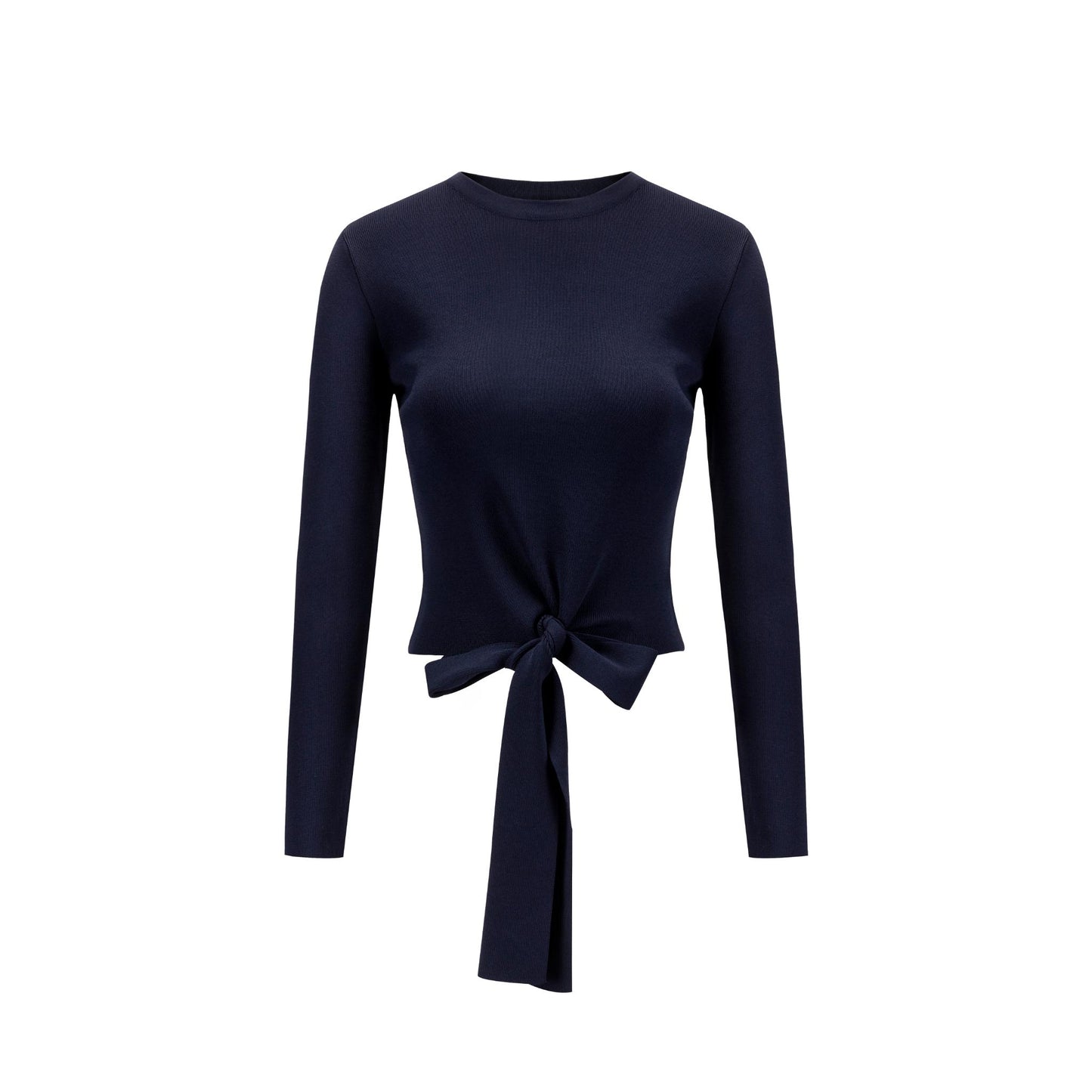 Blue Polish Knit Tie Top