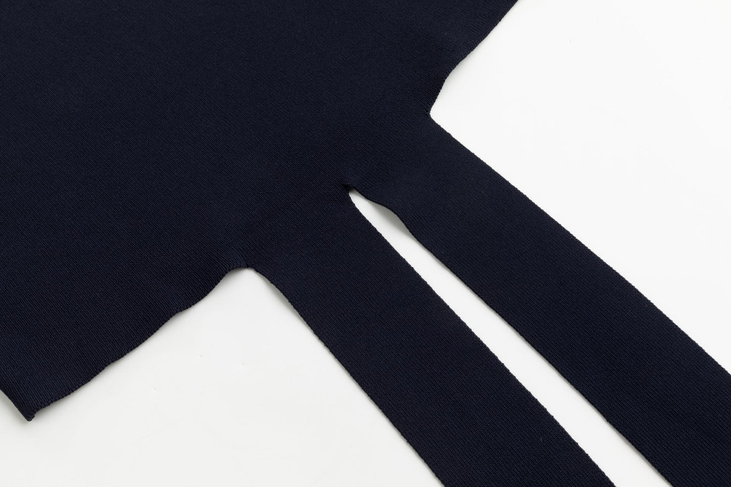 Blue Polish Knit Tie Top