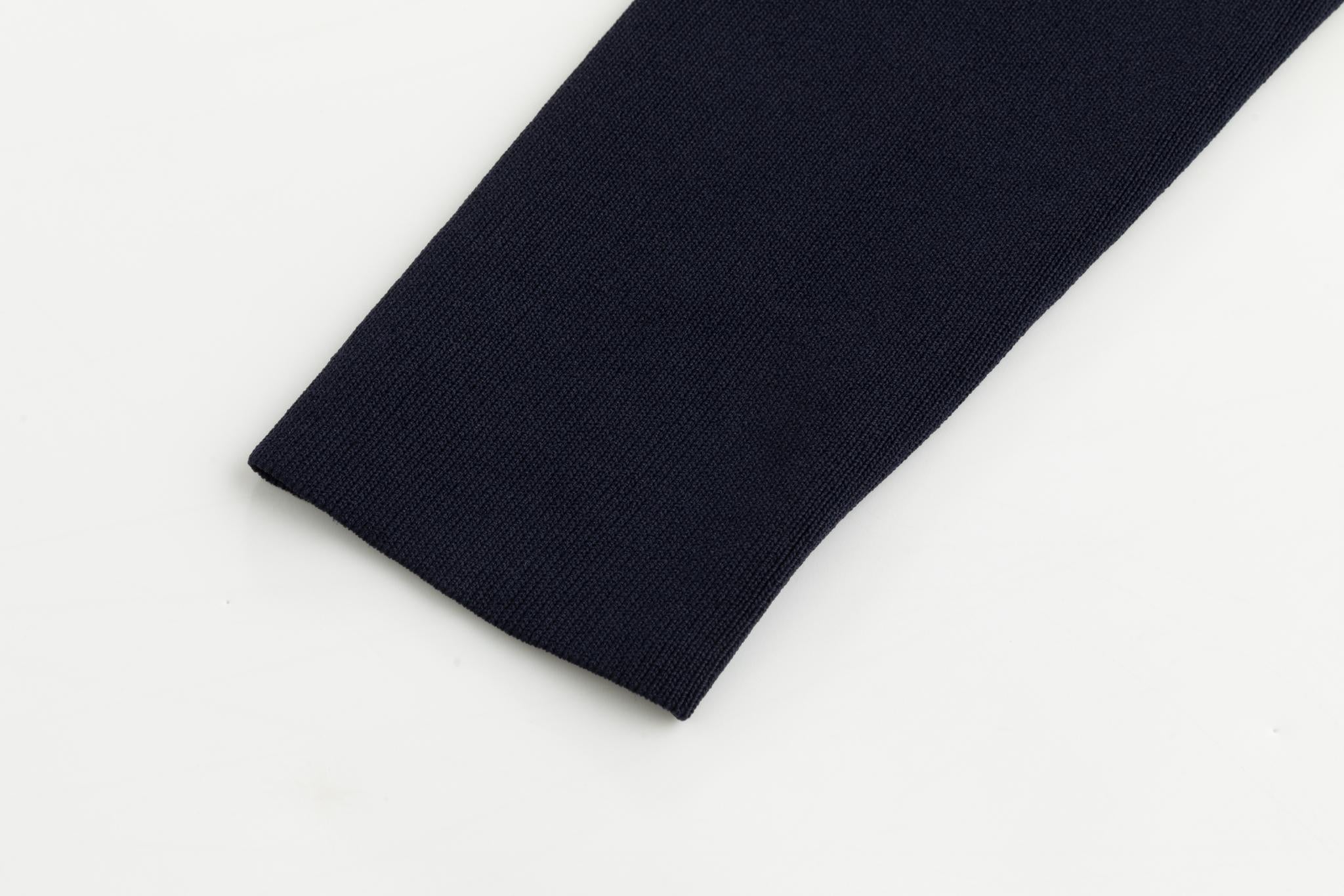 Blue Polish Knit Tie Top