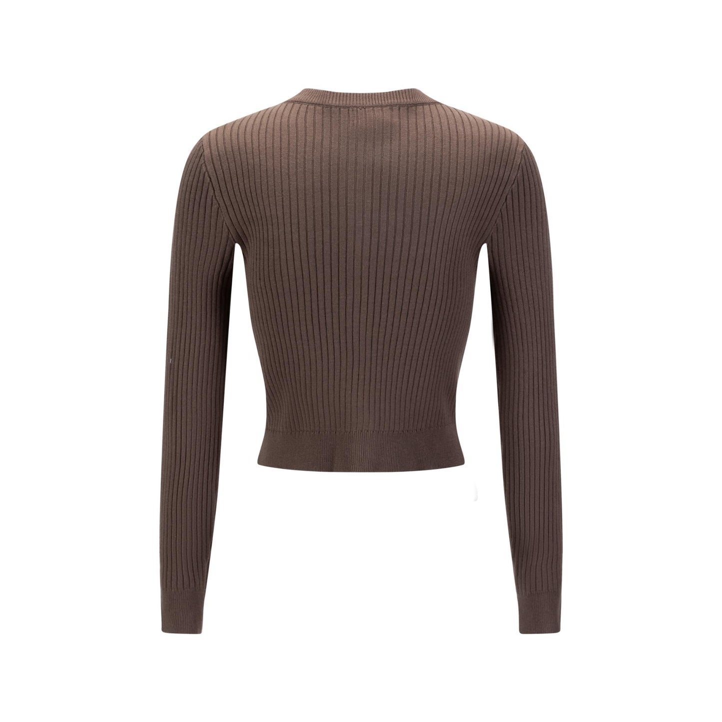 Brown Embroidered Top