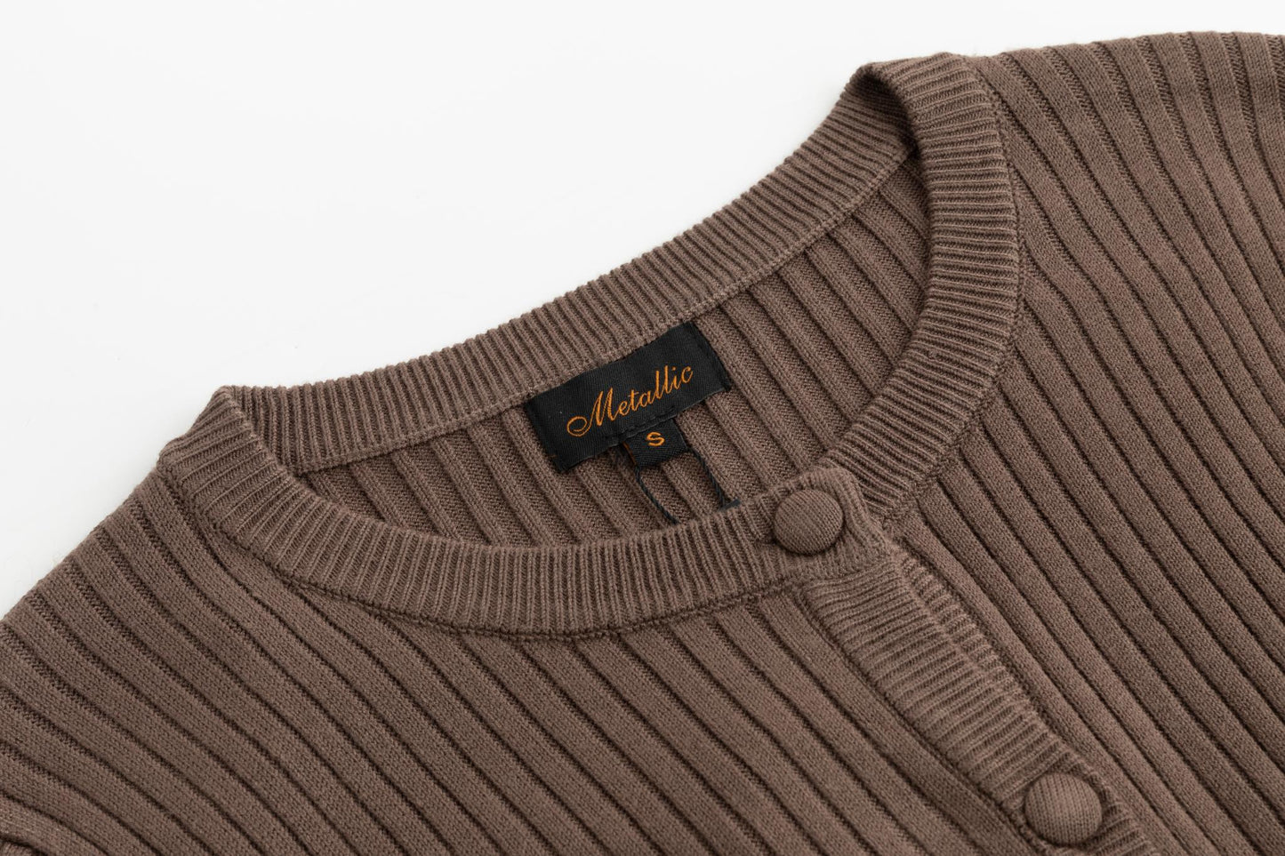 Brown Embroidered Top