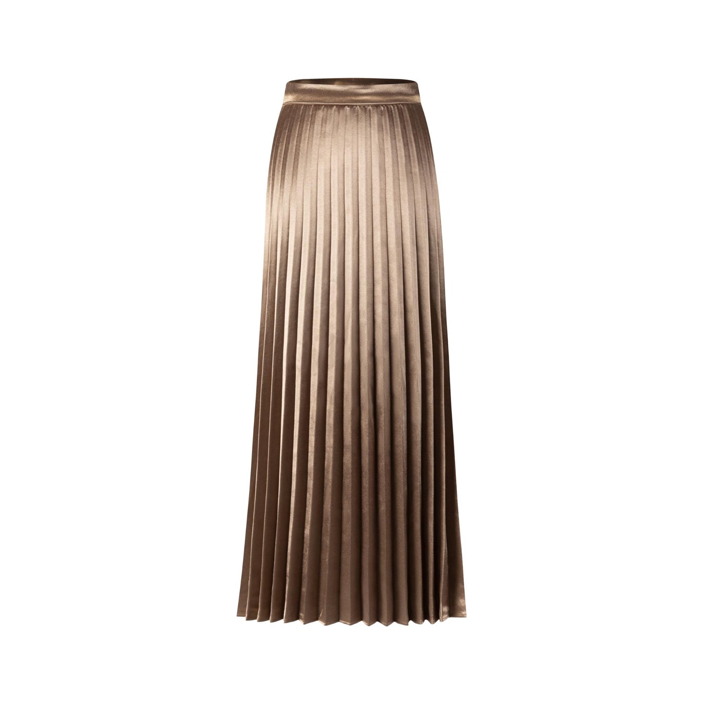 Gold Pleated Skirt